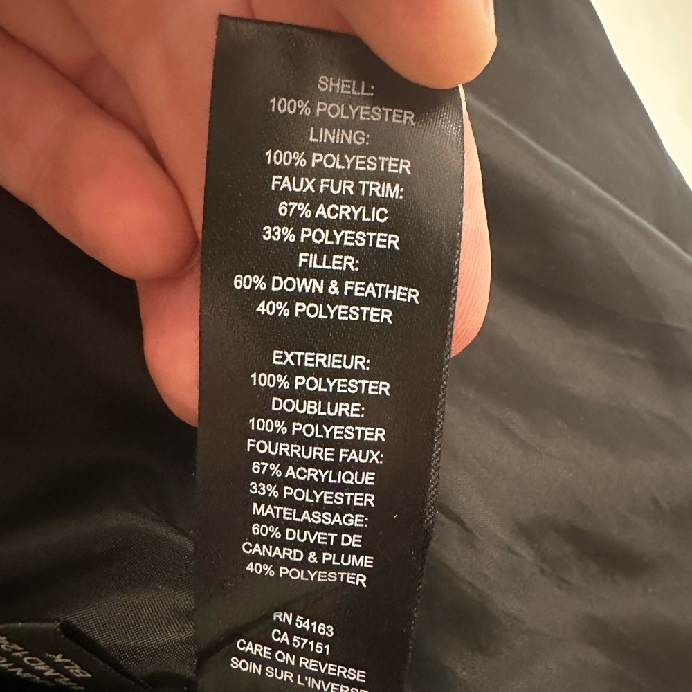 Kenneth Cole Women's Black Puffer Coat - Picture 5 of 5